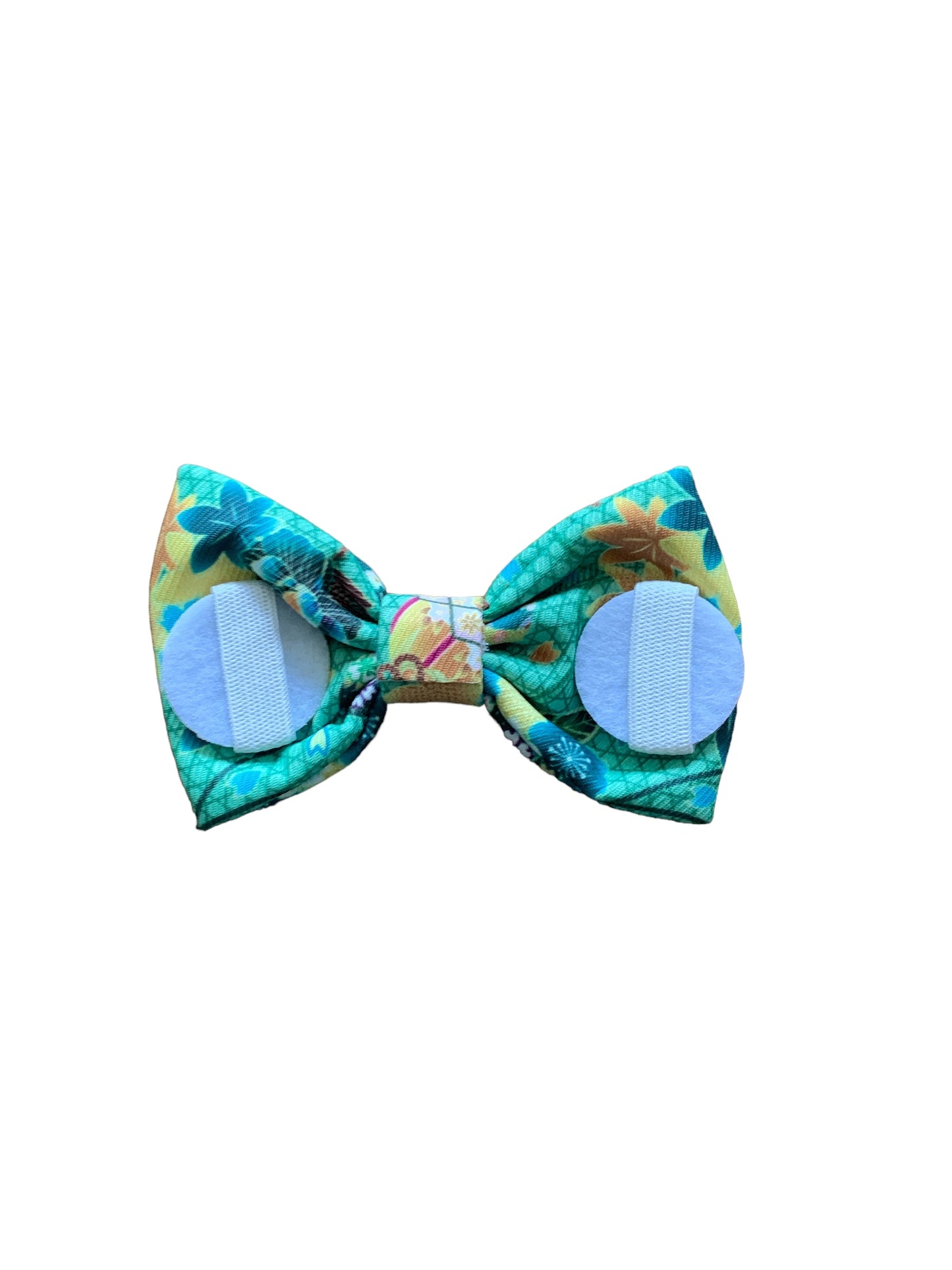 Green Flowers Bowtie