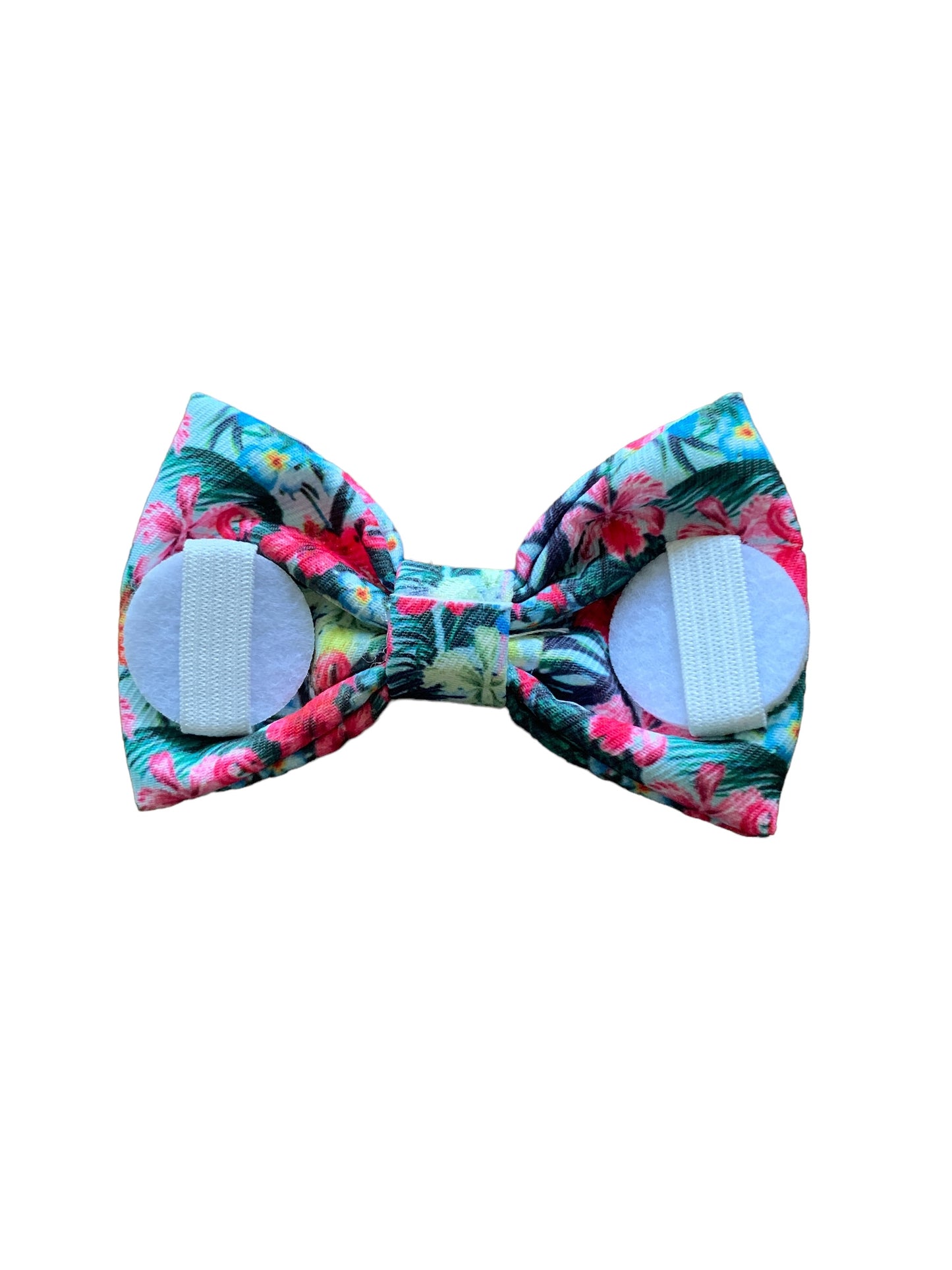 Flowers and Flamingos Bowtie