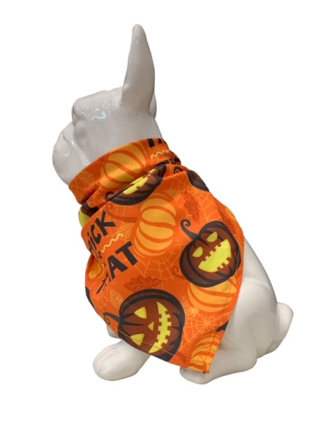 Orange Jack-O-Lanterns Bandana